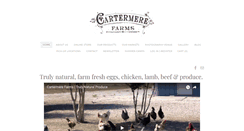 Desktop Screenshot of cartermerefarms.com