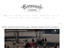 Tablet Screenshot of cartermerefarms.com